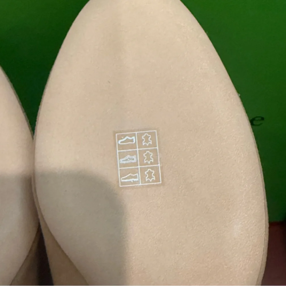 Kate Spade New York Womens Knott Suede‎ Side Bow Booties-Light Fawn
